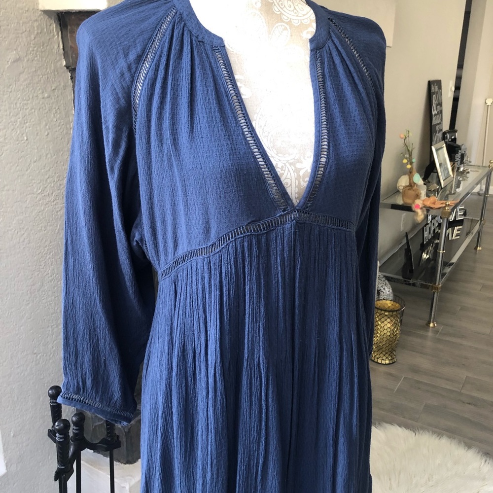 COPY - Free people blue tunic dress Sz XS - Picture 2 of 7